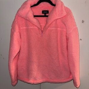 Zenana Outfitters Pink Teddy Jacket